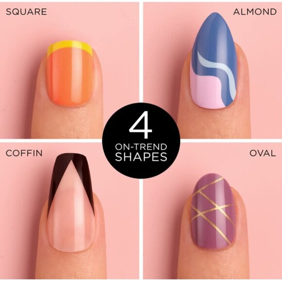 Sally Hansen Salon Effects Perfect Manicure Press on Nails - What The Shell - Picture 2 of 5